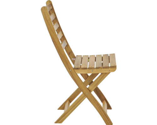 Fällbar trädgårdsstol i trä