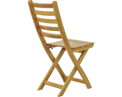 Trädgårdsstol av teak, hopfällbar