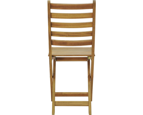 Fällbar trästol för utomhusbruk