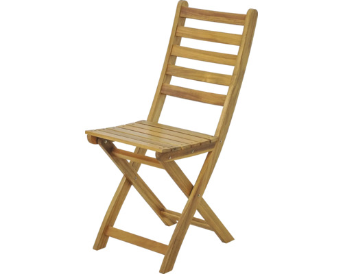 Fällbar trädgårdsstol i trä