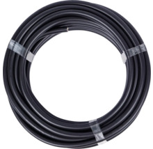 Rullad svart elektrisk ledning