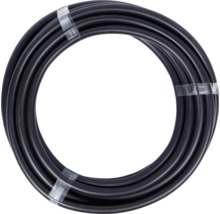 Hoprullad svart vattenslang