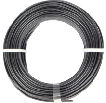 Svart svetstråd upprullad