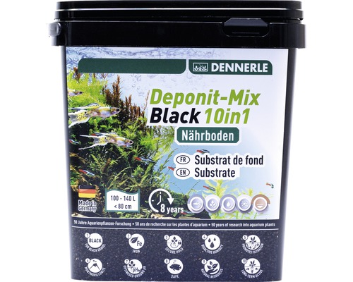 Bottengrund DENNERLE Deponit-mix black 10-i-1 4,8kg
