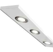Vit LED-underbelysning med tre lampor