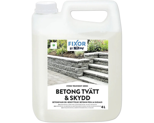 Fixor by Nitor Betongtvätt och skydd, 4 liter