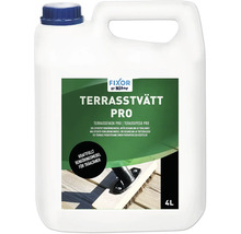 Terrassrengöring i en 4-liters plastflaska