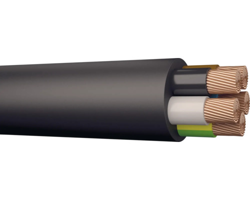 Gummikabel DRAKA H07RN-F 5G2,5mm² svart 10m Elkabel med flera ledare