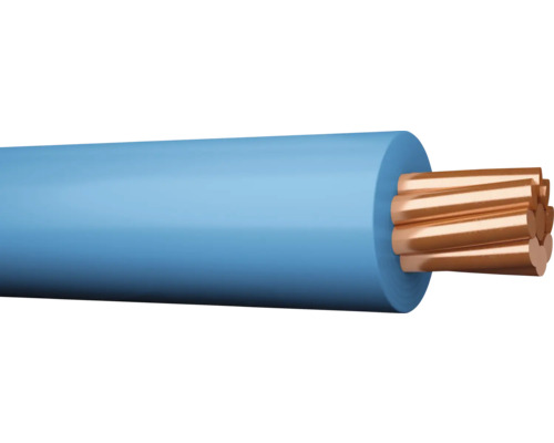 Installationskabel DRAKA H07V-K blå 20m Elektrisk kabel med koppartråd