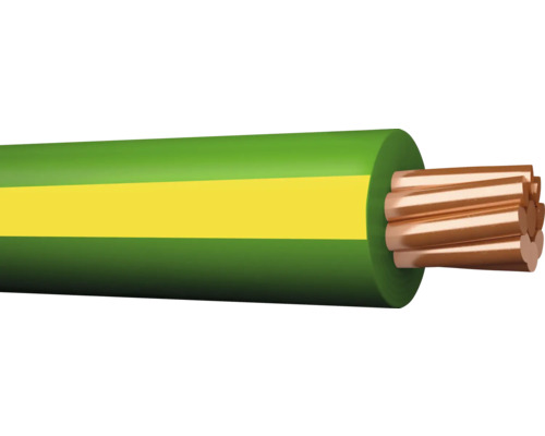 Jordningskabel med kopparkärna och isolering