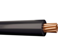 Elkabel med kopparledare och isolering