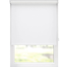 Vit rullgardin på fönster för ljusreglering