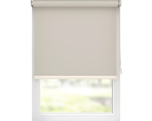 Utsikt över ett fönster med rullgardin för inomhusbruk