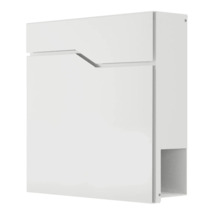 Vit brevlåda för utomhusbruk