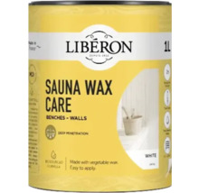 Liberon Sauna Wax Care för bänkar och väggar i en 1-liters burk