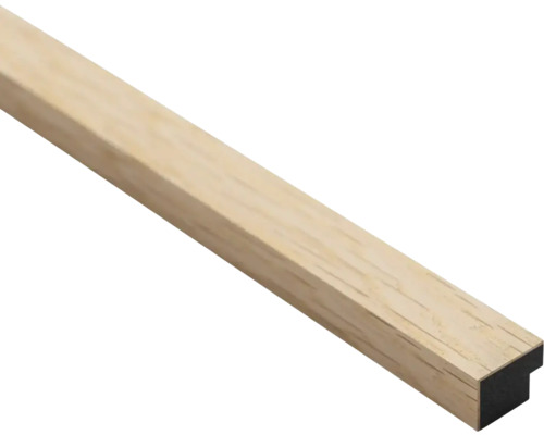Avslutningslist till akustikpanel ek 18x25x2600 mm Träprofillist