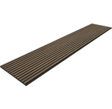 Akustikpanel med träribbor