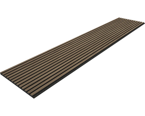Akustikpanel SONAVA valnöt Vasa 2600x520x21mm Akustikpanel med träribbor