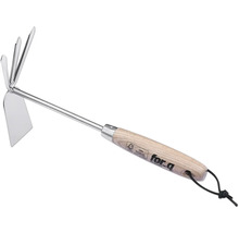 Trädgårdskultivator med trähandtag för trädgårdsarbete