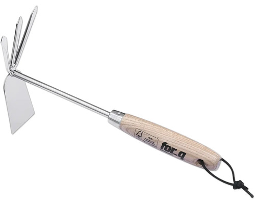 Trädgårdskultivator med trähandtag för trädgårdsarbete