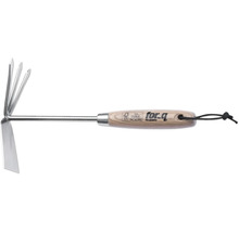 Kombinationshacka med trähandtag