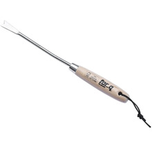 Fogrengörare med trähandtag och upphängningsögla