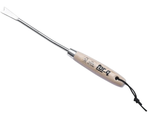 Fogrengörare med trähandtag och upphängningsögla