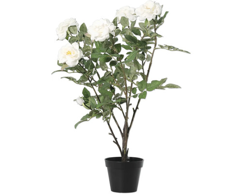 Konstgjord växt rosenbuske i kruka