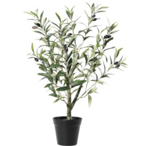 Konstgjort olivträd i kruka