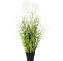 Konstgräs i svart kruka