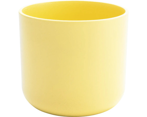 Blomkruka LAFIORA Alma keramik Ø13,5x12,6cm lemon Keramisk blomkruka
