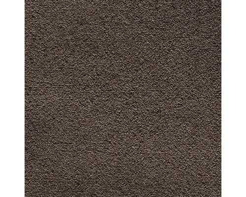 Heltäckningsmatta Shaggy Venezia FB48 chokladbrun 400cm bred (metervara) Närbild av en putsad yta
