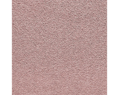 Heltäckningsmatta Shaggy Venezia FB40 rosé 400cm bred (metervara) Närbild av en texturerad putsyta
