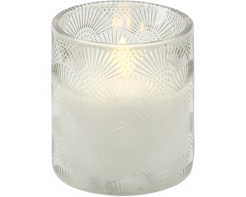 Vindljus av glas med mönster