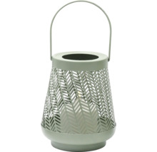 Dekorativ lykta med handtag och mönster