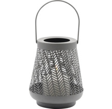 Dekorativ lykta med perforerat mönster och handtag