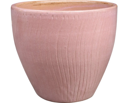 Keramisk planteringskärl med räfflad yta