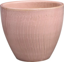 Blomkruka av keramik med räfflad struktur