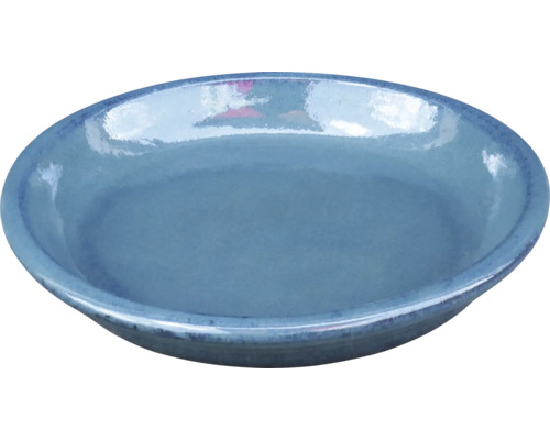 Blå keramisk skål