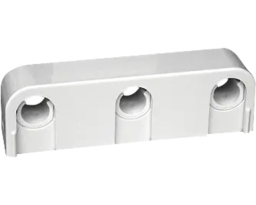 Rörklamma FALUPLAST trippel 12-15mm 40C/C vit 3811414 Rörklämma med tre hål