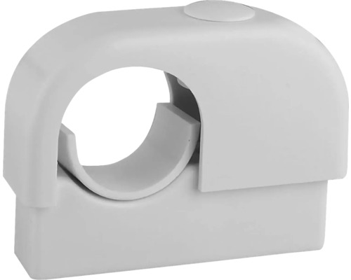 Rörklamma FALUPLAST enkel 22-28mm vit 3811066 Rörklammer av plast