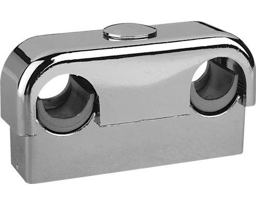 Rörklamma FALUPLAST dubbel 8-15mm 40C/C krom 3811361 Metallrörhållare