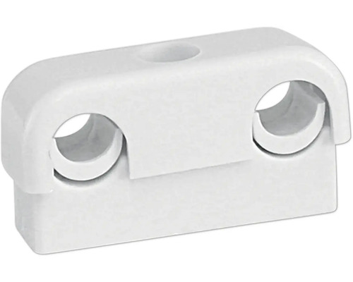 Rörklamma FALUPLAST dubbel 8-15mm 40C/C vit 3811411 Rörklämma i plast