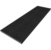 Mörk terrassbräda av plast