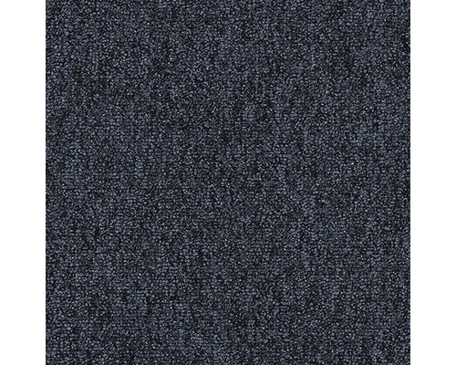 Heltäckningsmatta Blitz öglad blå 400cm bred (metervara) Närbild av en mörkblå matta