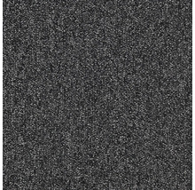 Närbild av en mörk matta med melerad textur.