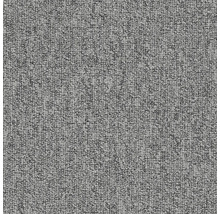 Närbild av en grå heltäckningsmatta.