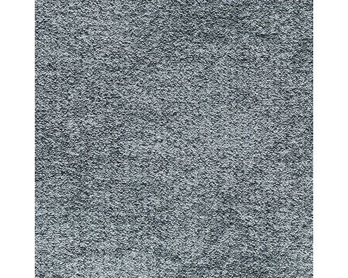 Heltäckningsmatta Velour Saimaa blå grå 400cm bred (metervara) Närbild av en matta