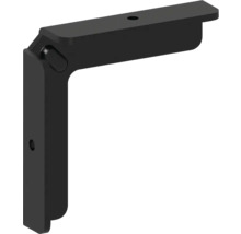 Vinkelbeslag med borrhål för fastsättning