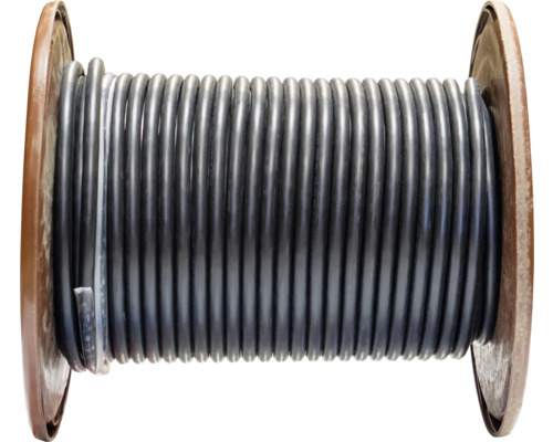 Kabelrulle med svart kabel